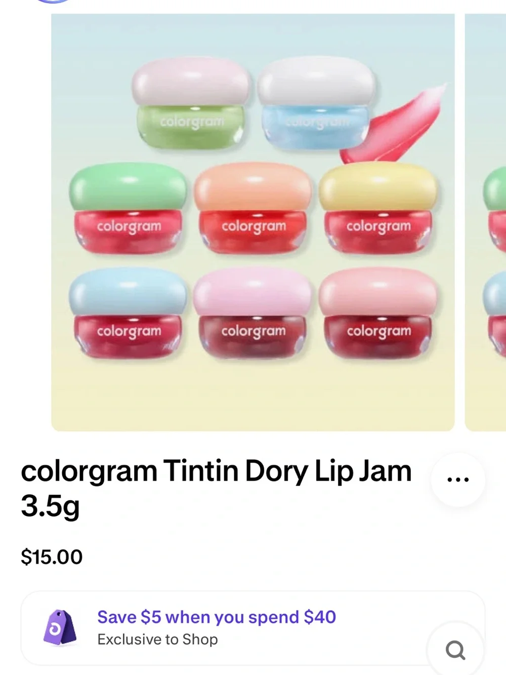 Purlisse Matcha Green Tea & Lemon Mask (Travel size) & Colorgram Lip Jam Bundle